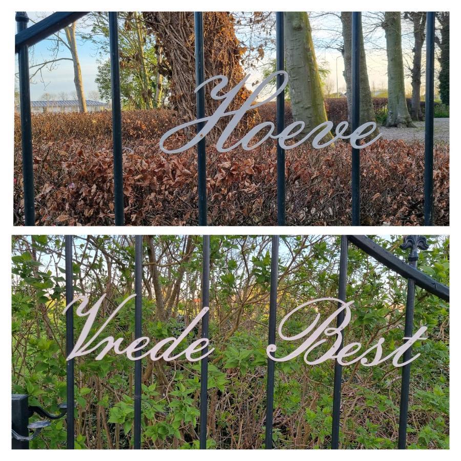 Het Voorhuis Boerderij Hoeve Vrede Best Weesp Eksteriør bilde